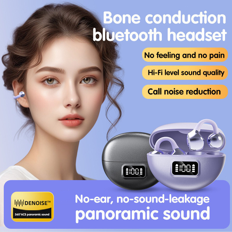 Fast DeliveryM79Q88Q71 Bone Conduction หูฟังบลูทูธความงามสูง/เปิด Bone Conduction หูฟังเสริมสภาพแวดล