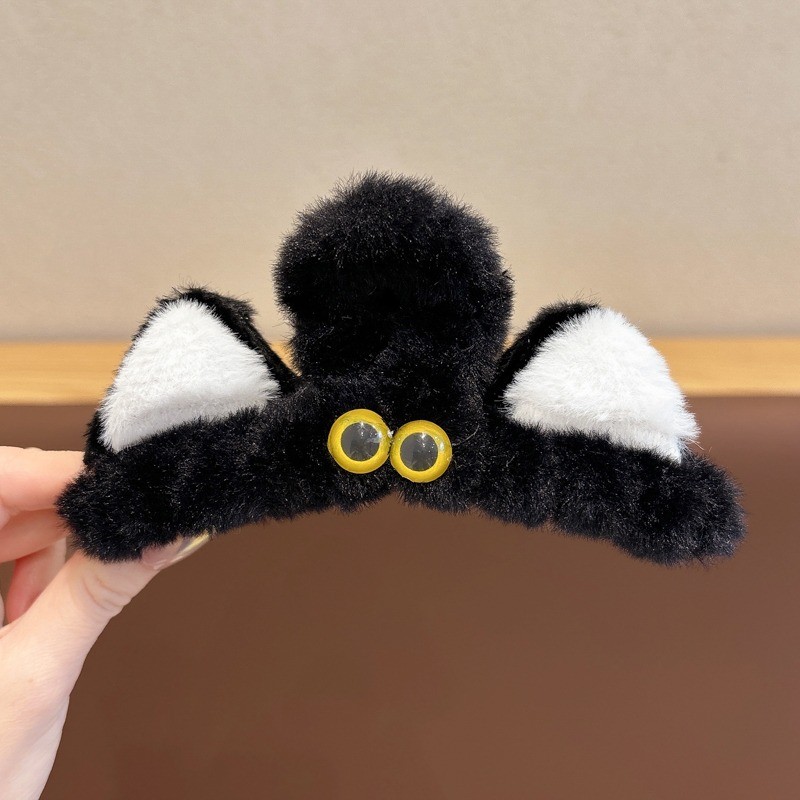 ตุ๊กตาแมวคลิป พร้อมคลิปปลาขนาดเล็กสำหรับฤดูใบไม้ร่วงและฤดูหนาว ตกแต่งทรงผมได้น่ารัก - รูปที่ 3