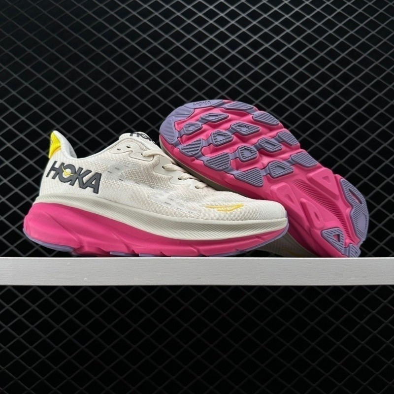 HOKA ONE ONE Clifton รองเท้าวิ่งกันกระแทก มีตาข่ายระบายอากาศ