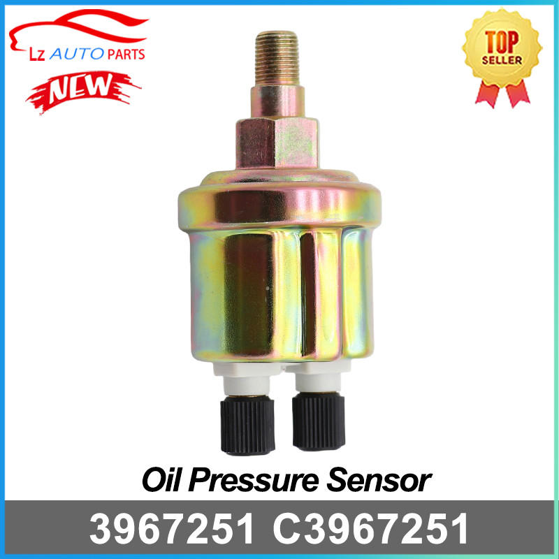 เซ็นเซอร์วัดแรงดันน้ํามัน 1/8NPT 3967251 ซี3967251 ยาวสําหรับ Cummins 4BT 6BT 3.9 ISB QSB B 5.9 เครื