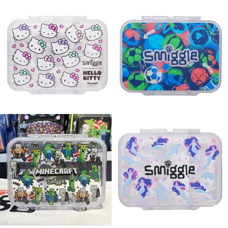 SMIGGLE CHILDRENS LUNCH BOX 2014 HAPPY BENTO BOX MEDIUM SMIGGLE TAKASIMURA STORE