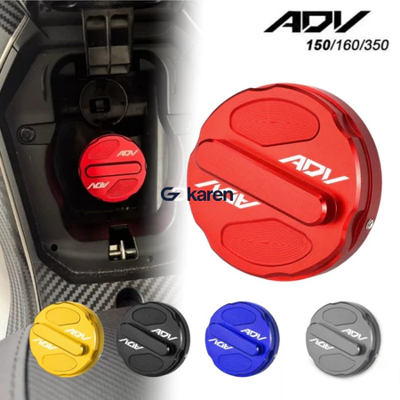 เหมาะสําหรับ honda adv150 adv160 ฝาถังน้ํามัน CNC รถจักรยานยนต์, ฝาแก๊ส อุปกรณ์เสริม ADV