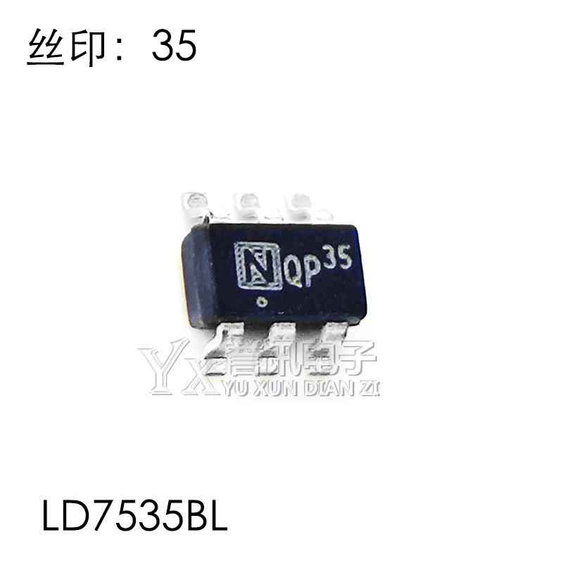 [Direct Shot] LD7535BL ชิปคํา "35" แหล่งจ่ายไฟ LCD 6 Pins ยี่ห้อใหม่คอนโทรลเลอร์ PWM ดั้งเดิม