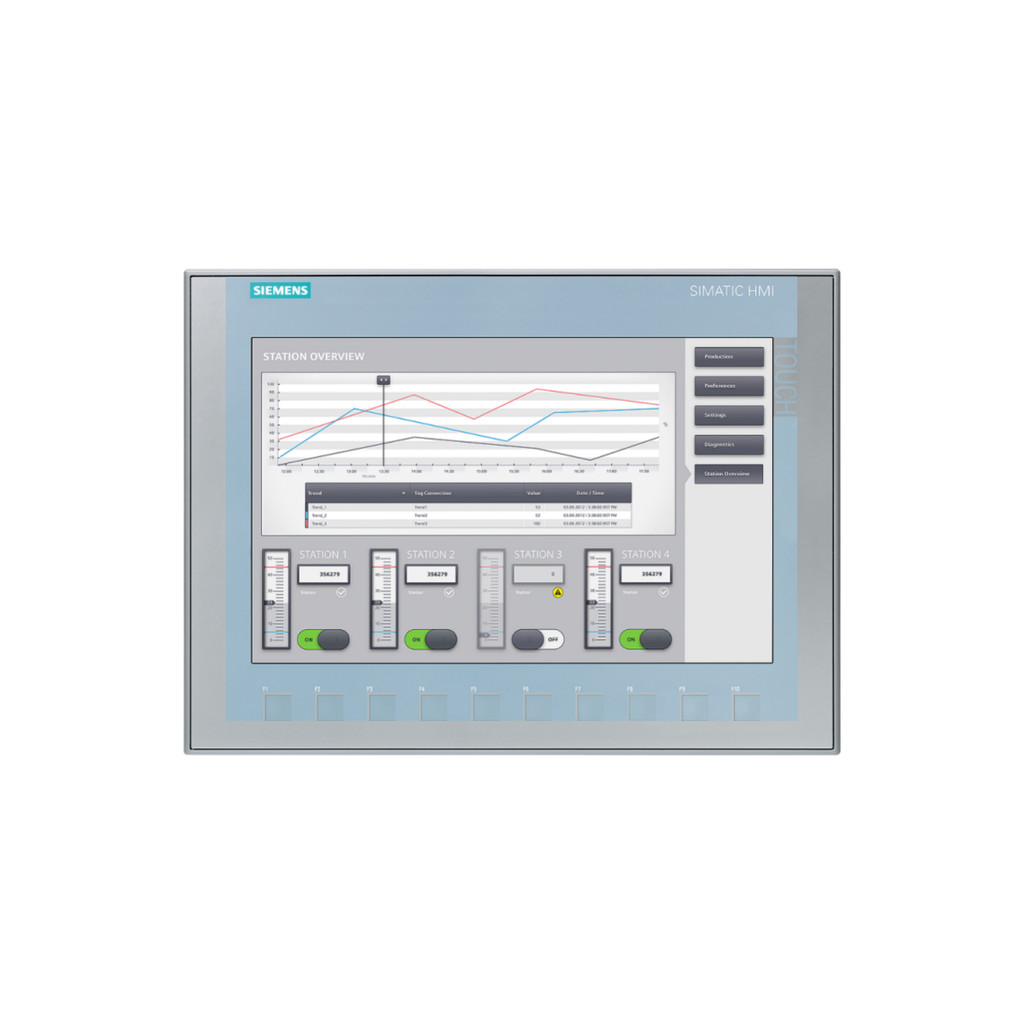 หน้าจอสัมผัสแผงกลั่นของ Siemens พร้อมสต็อก 6AV2123-2DB03/2GB03/2JB03-0AX0