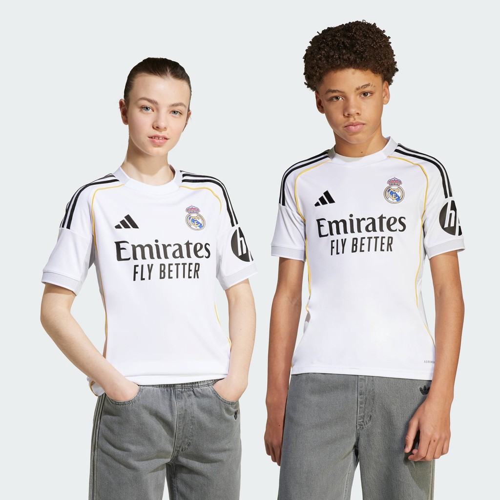 adidas Football Real Madrid 25/26 Home Jersey Unisex White JN8887