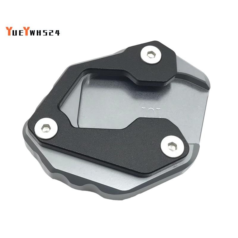 [ขายดี Y4]สําหรับ MT-09 MT09 TRACER900 XSR900 ขาตั้งรถจักรยานยนต์ขาตั้งด้านข้างแผ่นขยายไทเทเนียม