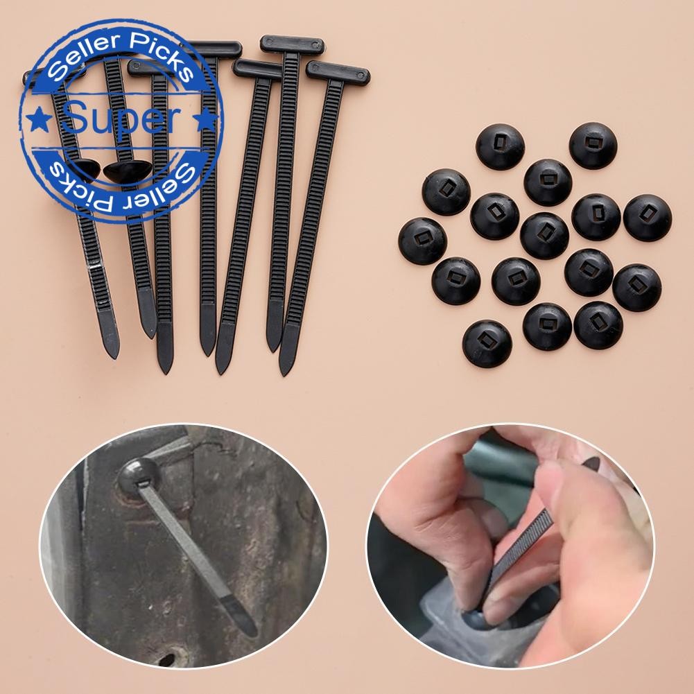 ไนลอน Universal Cable Tie Buckle-heavy Duty Zip Ties Holder พร้อมปุ่มพิน A7q6