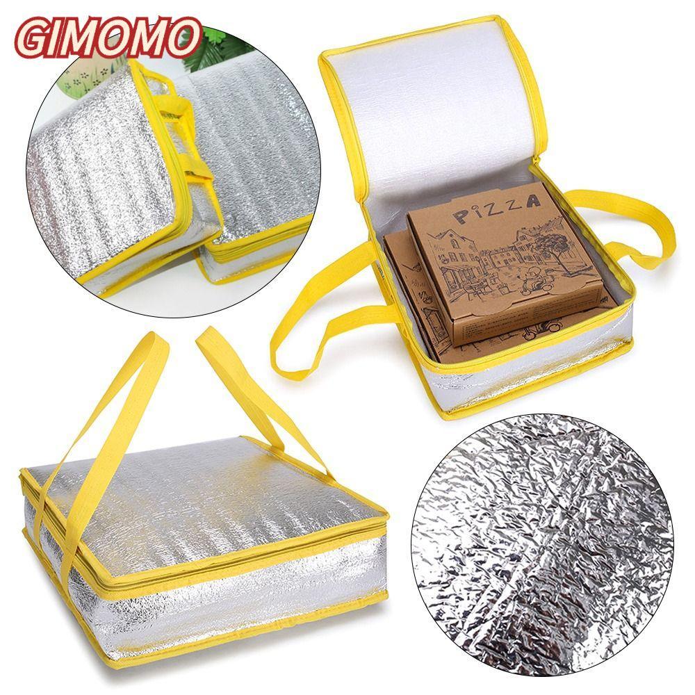 GIMOMO Pizza Delivery Bag Portable Delivery Carrier Drink Storage Cooler Bag
