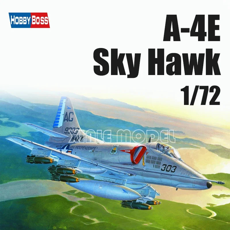 Trumpeter Plastic Assembled Aircraft Model Kit 87254 American A-4E Skyhawk Fighter 1/72------2024111