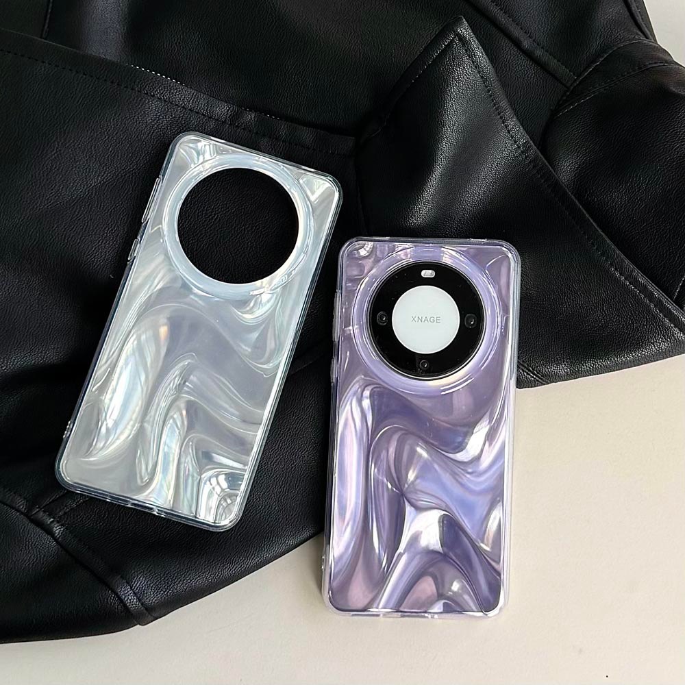 ปลอกปกแข็งเข้ากันได้กับ Huawei mate60 mate60pro mate70 mate70pro P70 P70pro P80pro เคสลาย Halation