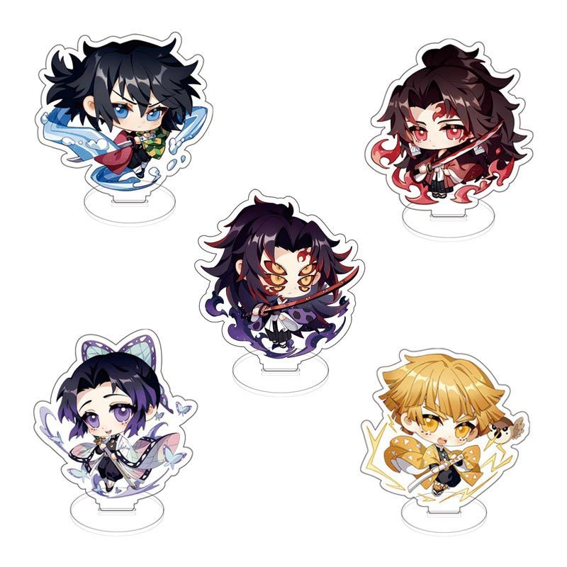 Demon Slayer ขาตั้งขนาดเล็ก 8 ซม. Bungo Stray Dogs Tanjiro Kamado เครื่องประดับอะนิเมะ