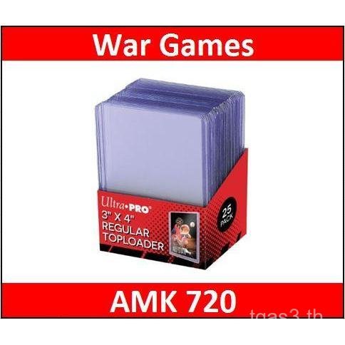 Ultra Pro Toploader สําหรับการ์ดเทรดดิ้ง (25 ต่อแพ็ค) เคลียร์เท่านั้น