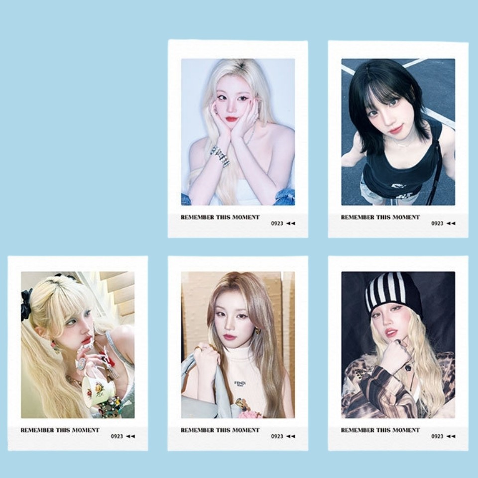 3-10pcs/set YUQI Raster Lomo Cards Motivation Packfilm We Are Album Transparent Card Girlfriend Phot