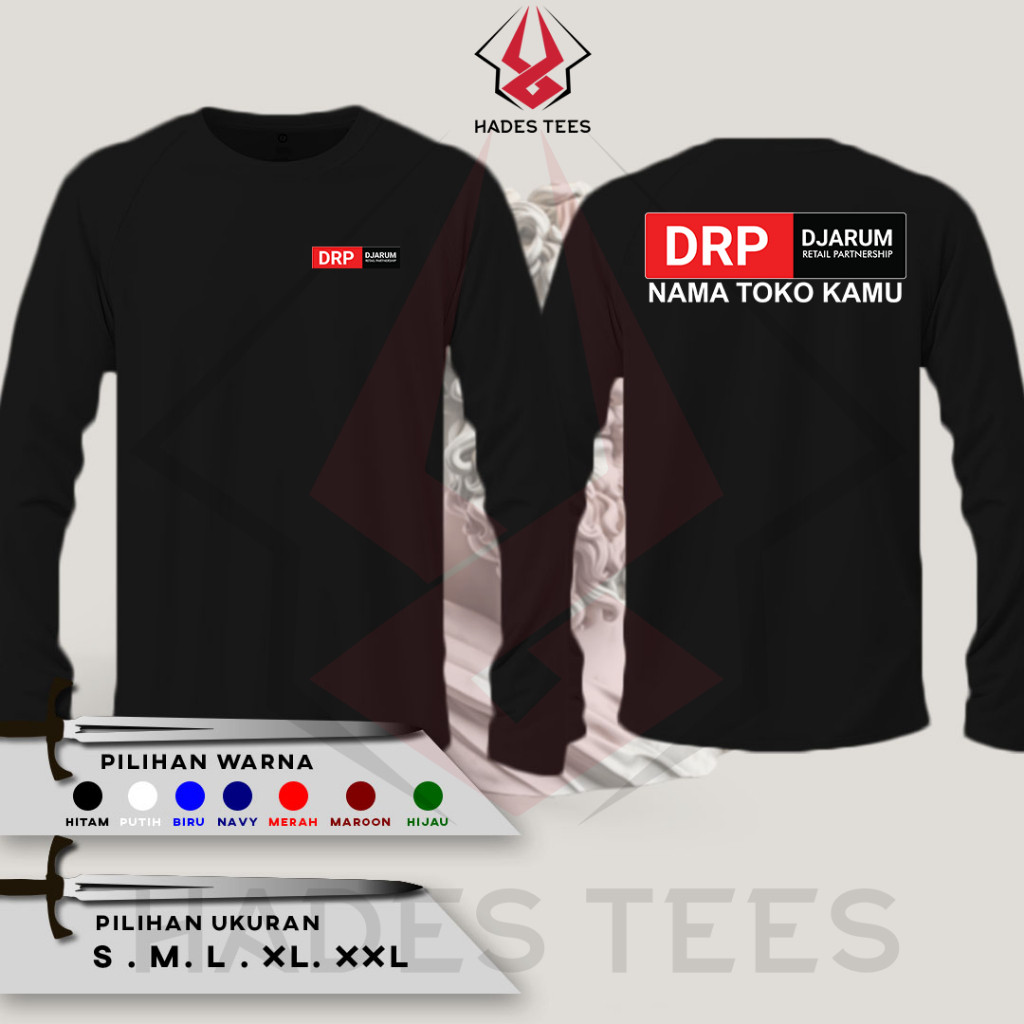 เสื้อยืดแขนยาว Djarum Hades Tees - เสื้อแฟชั่นสำหรับธุรกิจปลีก