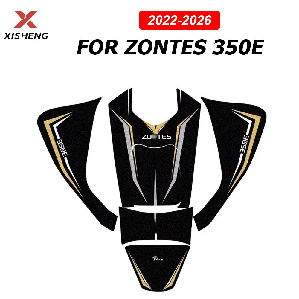 สําหรับ ZONTES 350 E 350E E 350 การใช้ถังสติกเกอร์ป้องกันรูปลอก 350E Body Scratch Proof ตกแต่งสติกเก