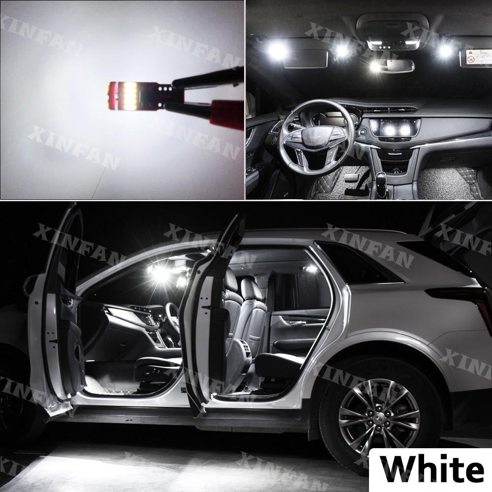 Super Bright 6000K สีขาว LED ชุดไฟภายในสําหรับ BMW 1 3 5 7 Series E87 E81 F20 E46 E90 E91 E92 E93 E3