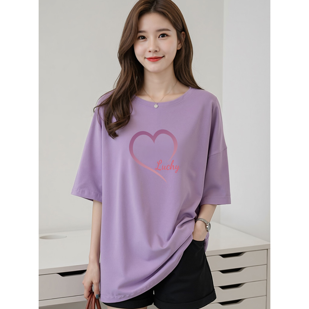 2Y321 [AIYOU] M-5XL T shirt Plus Size Tshirt Blouse T เสื้อผู้หญิงเสื้อยืด PLUS-ขนาดฤดูร้อนผู้ชายและ