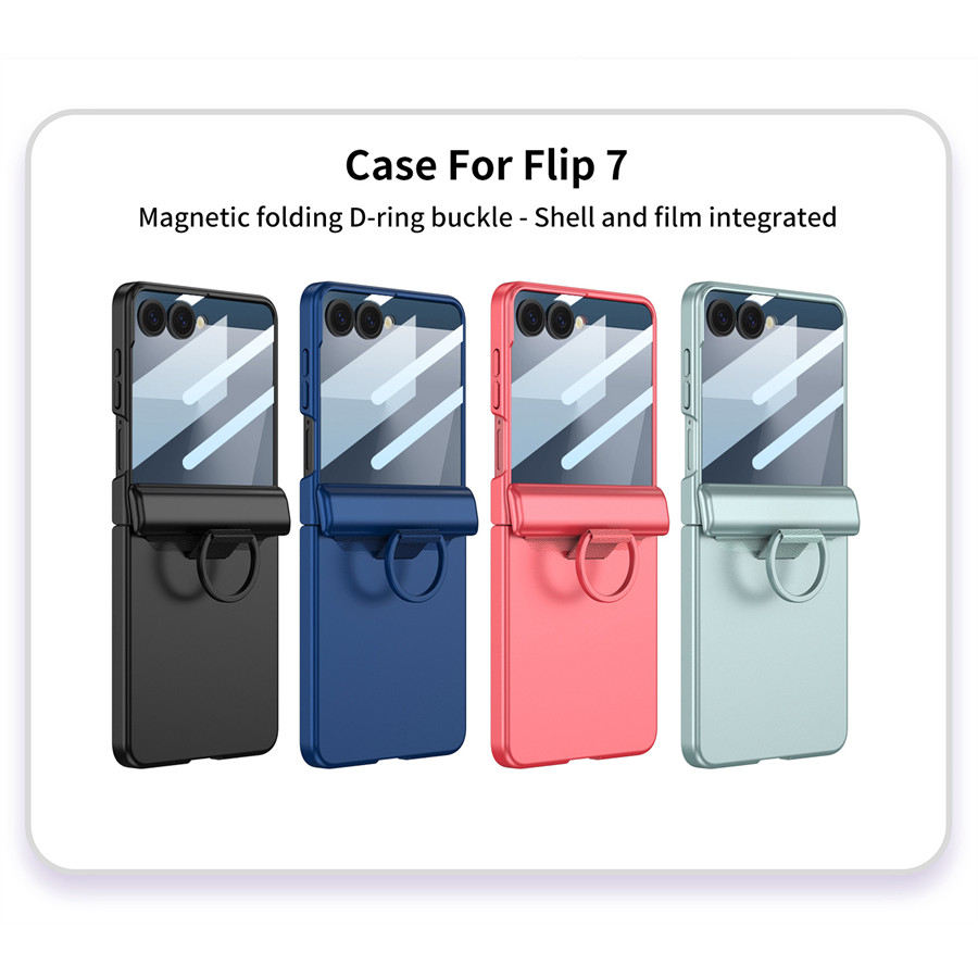 Magnetic Elegant Case Z Flip7 Flip Z7 สําหรับ Samsung Galaxy Z Flip 7 Full Coverage เคสโทรศัพท์