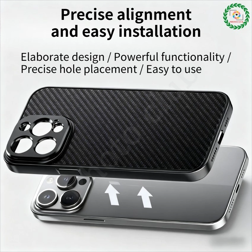 เคสคาร์บอนไฟเบอร์ รองรับเลนส์ 17 มม. สำหรับ iPhone 17 Pro Max/17 Pro/17 thumbnail 5
