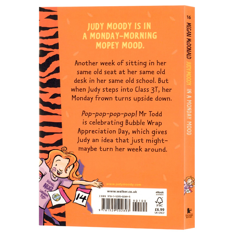 Strange Little Judy Monday Mood English Original Judy Moody ในจันทร์ Mood Children Elementary Chapte