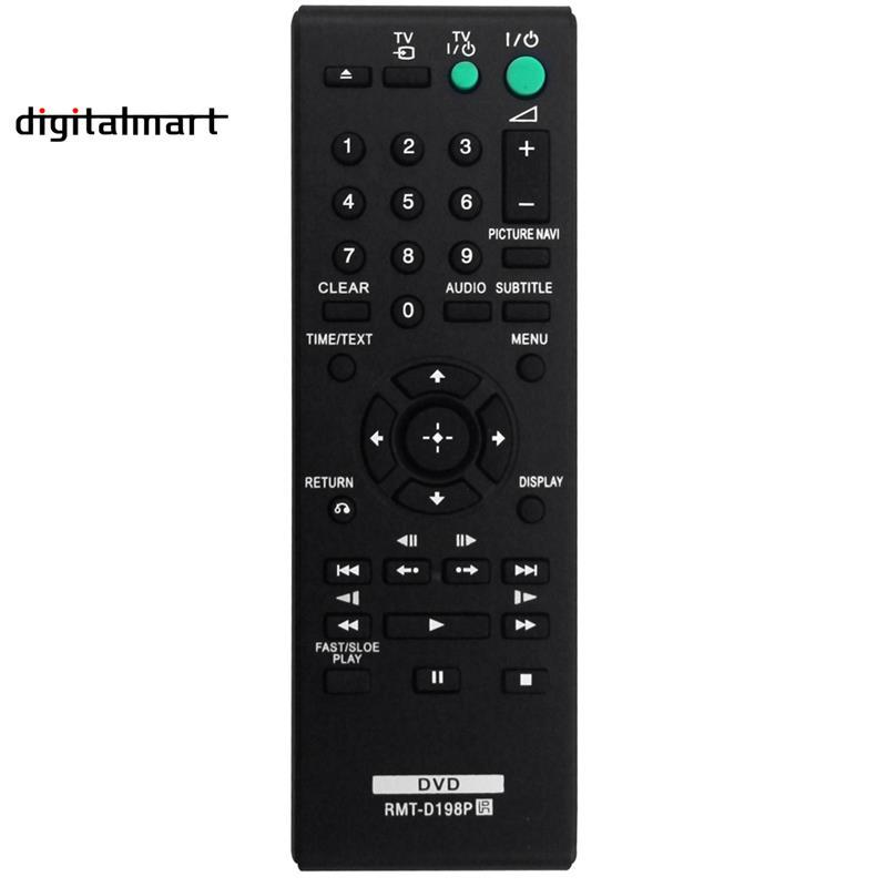 เปลี่ยน -D198P เครื่องเล่น DVD รีโมทคอนโทรล SR760 SR170 DVPSR170 DVPSR370 RMTD198P
