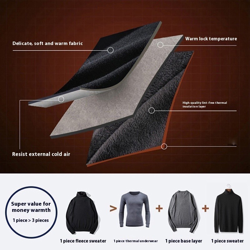 PannoFluxus เสื้อสเวตเตอร์ผู้ชายแบบถัก ลาย Jacquard สไตล์ญี่ปุ่นที่ให้ความอบอุ่นในสไตล์คลาสสิกแต่น่ารัก - รูปที่ 5