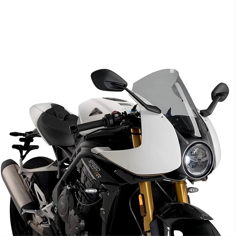 อุปกรณ์เสริมรถจักรยานยนต์ Windshield Windscreen Deflector สําหรับ Triumph Speed Triple 1200 RR 2022 - 2024
