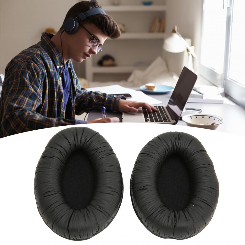 Inspirexshop 2 ชิ้นหน่วยความจําโฟมและหนังเปลี่ยนแผ่นรองหูฟังหูฟังเบาะใช้งานร่วมกับ HD280 PRO HD380 P