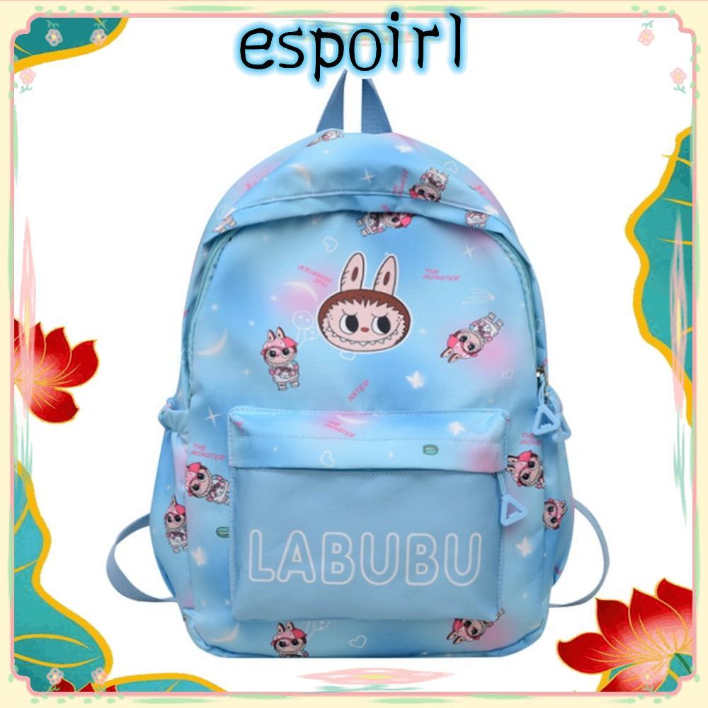 ESPOIR กระเป๋านักเรียน, การ์ตูนความจุขนาดใหญ่กระเป๋าเป้สะพายหลังโรงเรียน, Simple POP MART ไหล่ Rucks