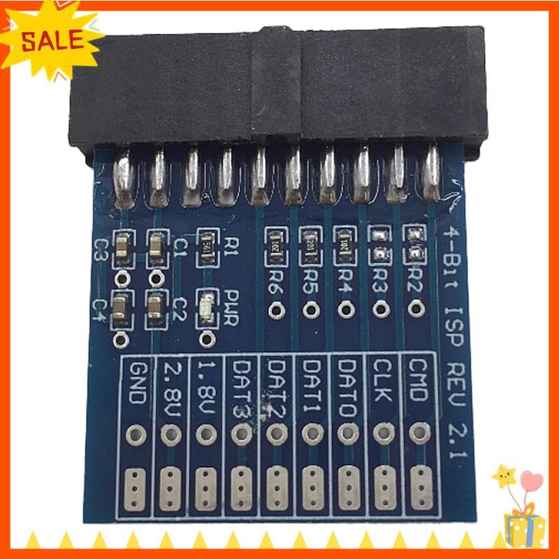 [Fast D]อะแดปเตอร์ใหม่ JTAG , ISP 4-BIT ISP REV 2.1 สําหรับ Easy Jtag Plus Box / เครื่องมือ ESAYJTAG