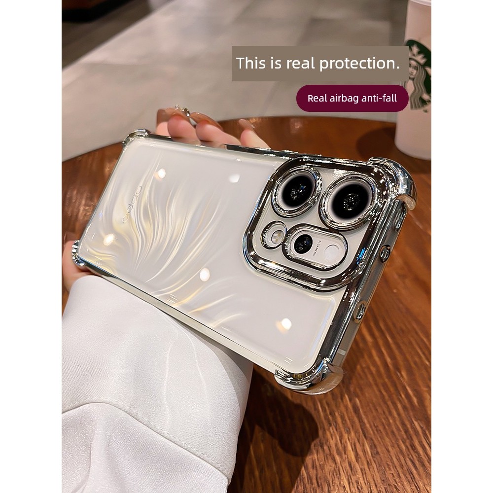 เคสiphone iphone 15 plus ผ่อน 0% เคสโทรศัพท์มือถือสำหรับ opporeno14pro ป้องกันการตกหล่นแบบพิเศษสำหรั