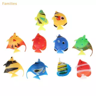 Families> 10 ชิ้นตู้ปลาตู้ปลาประดิษฐ์ปลอมลอยปลาเครื่องประดับตกแต่งสัตว์เลี้ยงได้ดี