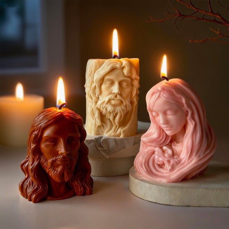 YU ประติมากรรมภาพอเนกประสงค์ Mould Cement Plasters Artisanal Craft