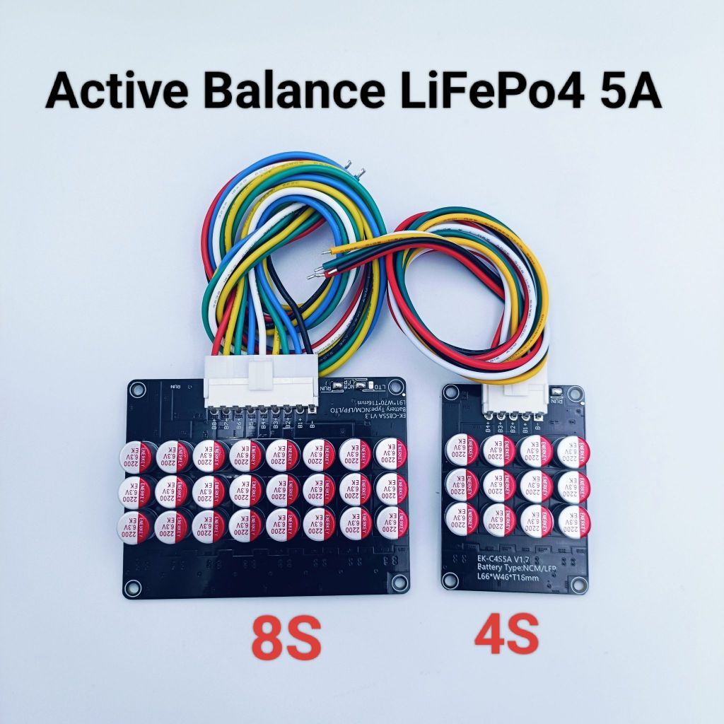 รับประกัน 5 ปี Active Balance 4S 8S 5A LiFePo4 NMC แอคทีฟ บาลานซ์ 8s สำหรับปรับสมดุลแบตลิเที่ยมฟอสเฟ