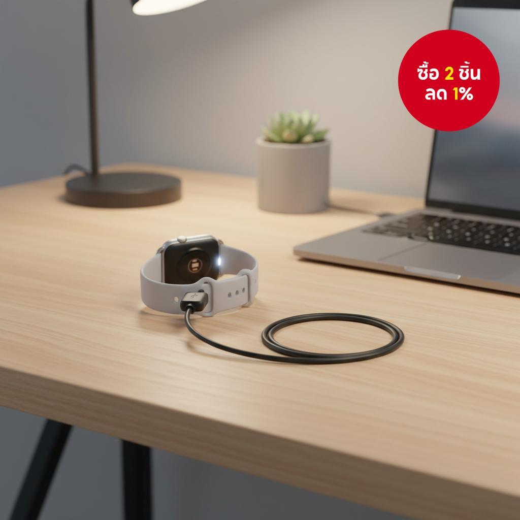 สายชาร์จสมาร์ทวอทช์แม่เหล็ก, สายชาร์จ USB แบบ 2 พิน, อะแดปเตอร์ไฟ สําหรับ GS10/FA58/Y68/MW08/GT1/GT2