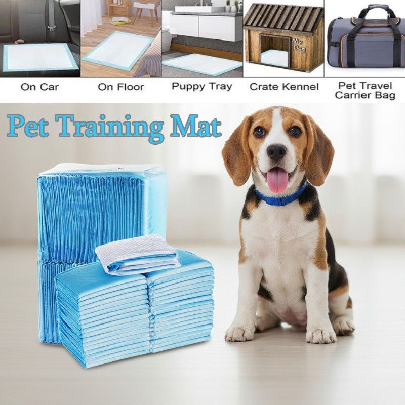 Pad Pet Dog Cat Puppy Training Pee ผ้าอ้อมปัสสาวะ Mat Sheets (S/M/L/XL) Pad Puppy Cat Training Mat