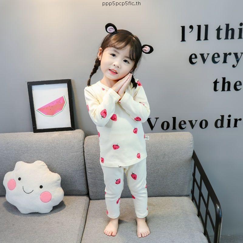 H&M(เอชแอนด์เอ็ม) ชุดนอนผ้าคอตตอนพิมพ์ลาย Girls Printed cotton pyjamas 1230485_5