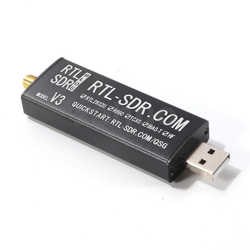 RTL-SDR Blog RTL SDR V3 R820T2 RTL2832U 1PPM TCXO SMA RTLSDR ซอฟต์แวร์กําหนดวิทยุเสาอากาศDipoleอเนกป