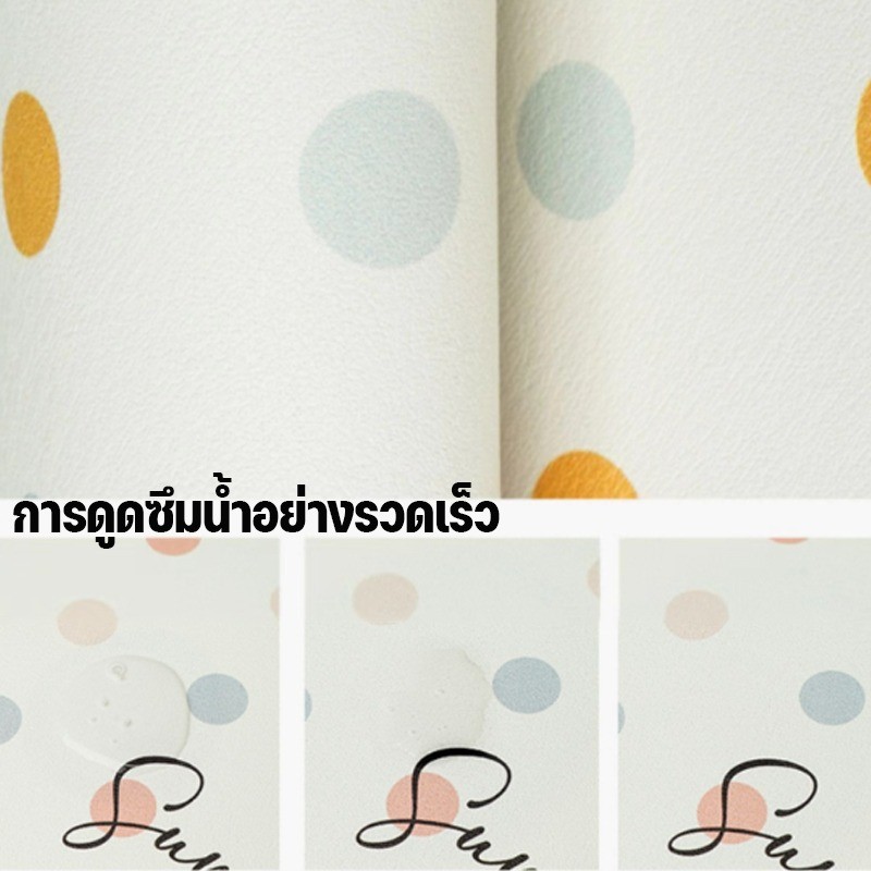 COD แผ่นดูดซับน้ํา แผ่นที่รองแก้ว 30*40cm ดูดซับน้ําได้ดี แห้งเร็ว แผ่นยางกันลื่น ราคา ถูกที่สุด ดีลบีเคเค แกลเลอรีภาพที่ 9