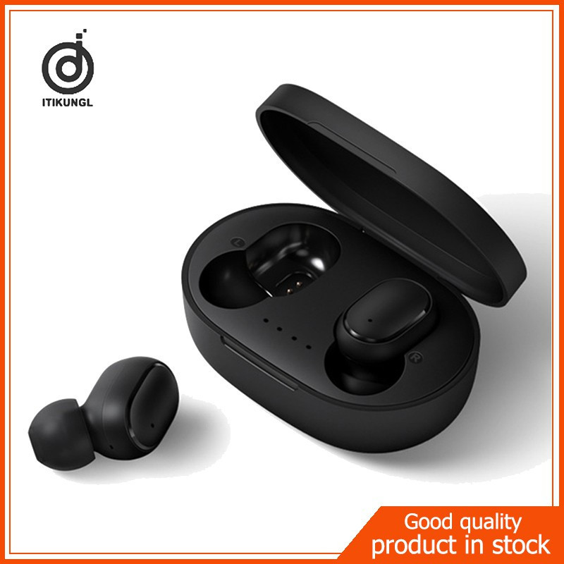 (กล่อง) A6s TWS หูฟังหูฟังบลูทูธตัดเสียงรบกวนหูพร้อมไมโครโฟนหูฟัง Airdots ชุดหูฟังไร้สาย