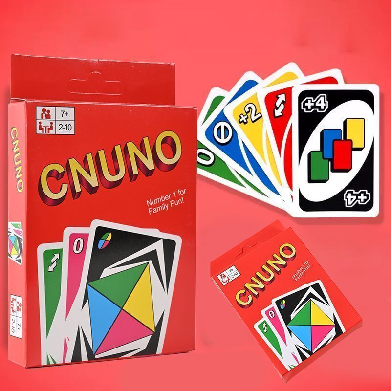 CNUNO การ์ดเกมกระดานการ์ดหนาเกมกระดานการ์ดผู้ใหญ่คลาสสิกปาร์ตี้สบาย ๆ ผู้เล่นหลายคนเกม CNUNO การ์ดขอ