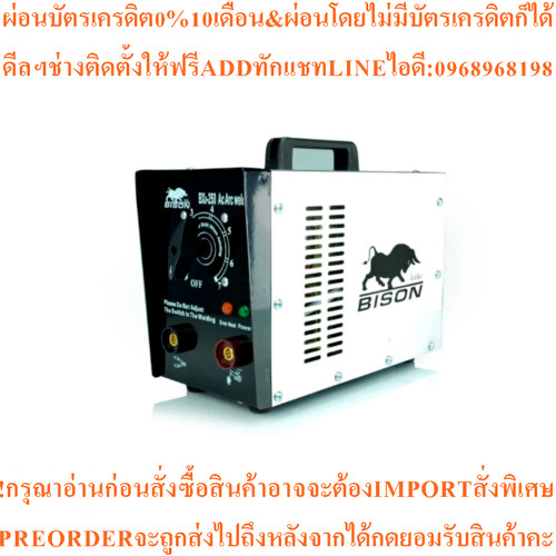 BISON ตู้เชื่อมไฟฟ้ากระแสสลับ 250 แอมป์ BX6-250 เทา