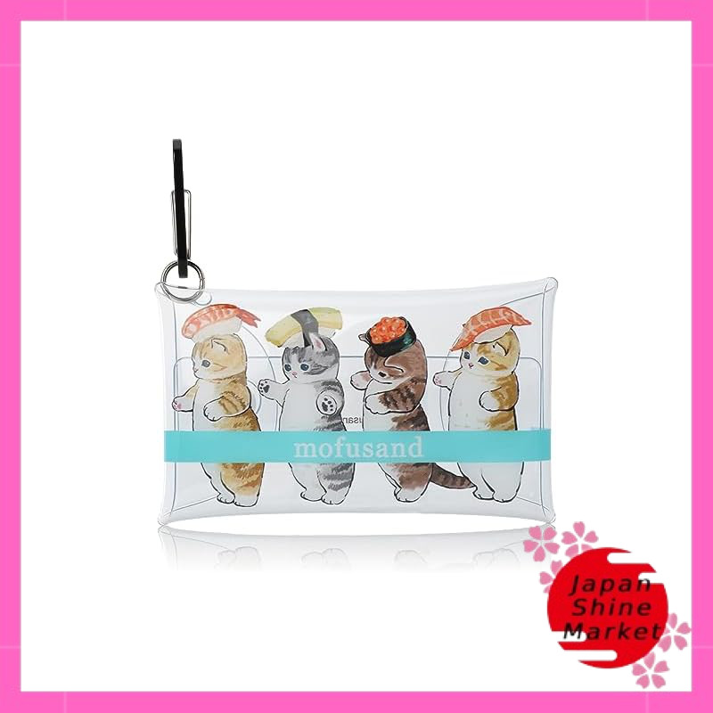 Mofusand Clear Multi Case S - Versatile Pouch for Essentials