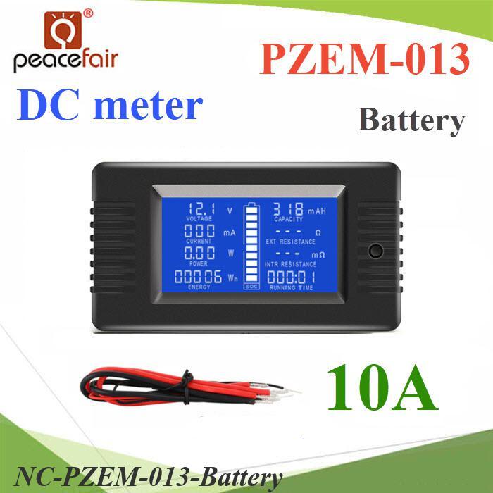 NC PZEM-013 DC มิเตอร์ดิจิตอล 8-100V สำหรับแบตเตอรี่ 10A โวลท์ แอมป์ วัตต์ พลังงานไฟฟ้า ความต้านทาน.