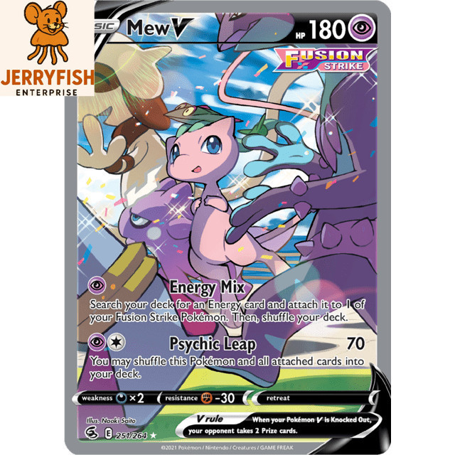 Pokémon TCG Mew/Mewtwo/Mewtwo XY Card - สติ๊กเกอร์การ์ด/Touch n Go Card Sticker Cover