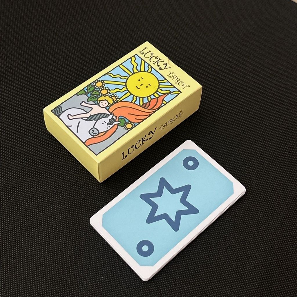 Luck Tarot Lucky Tower 7olwwck 78 Waite 10.3 x 6 ซม.Basic Novice Introductory Beginner Card Luck Tar
