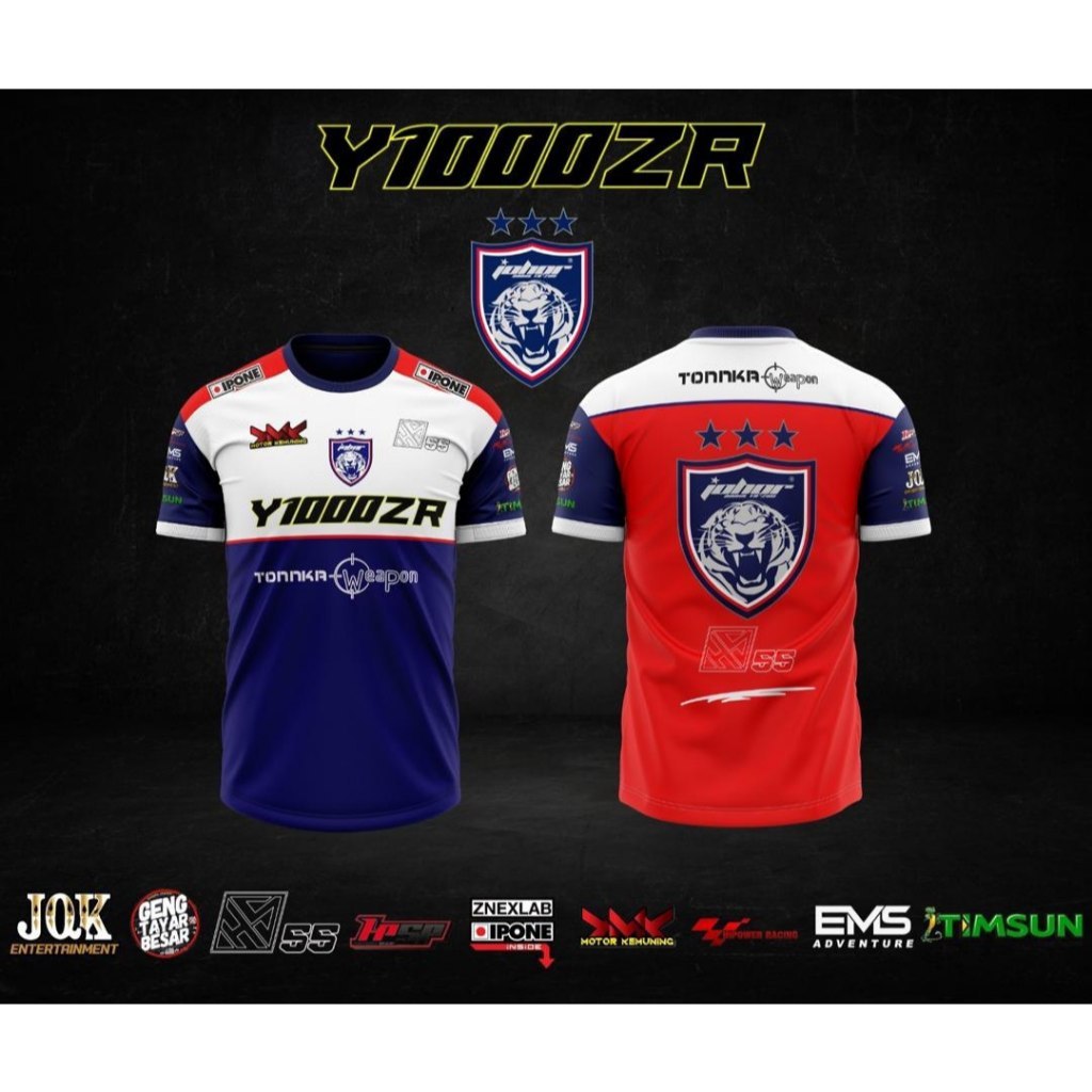 BAJU TONNKA Y1000ZR SIZE SML XL 2XL 3XL Y1000 BARRY WEAPON ARM