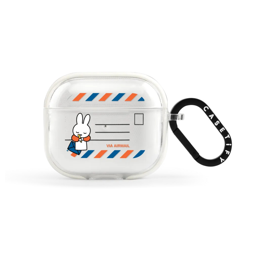 CASETi Miffy 1955 Postmark 70th Soft ซิลิโคนใส TPU สําหรับ AirPods Pro Pro2 Pro3 Gen1/2 3 4 1st 2nd 3rd 4th ปลอก - รูปที่ 4