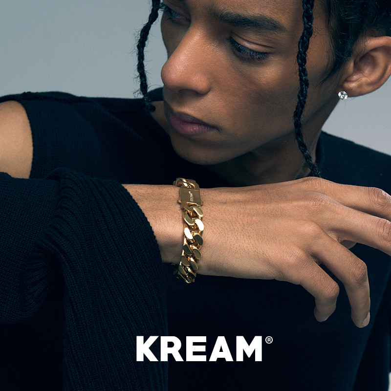 สร้อยข้อมือคิวบา KREAM Brushed Matte Gold