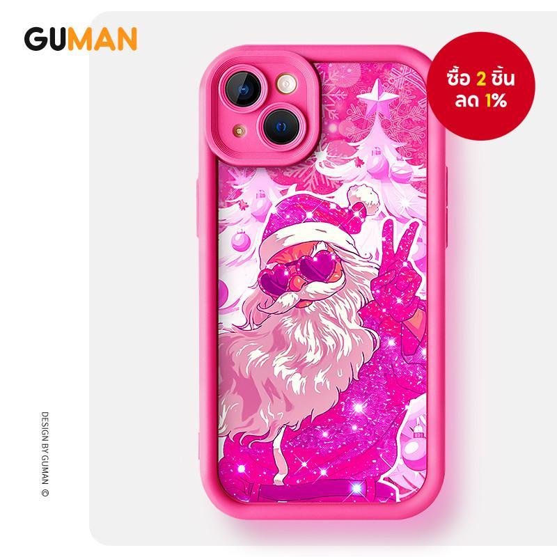 เคสโทรศัพท์นุ่มกันกระแทกตลกคริสต์มาส GUMAN สําหรับ iPhone 17 Air 16 15 14 13 12 11 Pro Max SE 2020 X